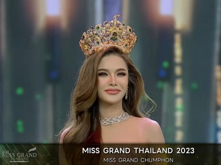 มิสแกรนด์ไทยแลนด์ 2023 อุ้ม ทวีพร คว้ามงทอง สวยสง่า จาก มิสแกรนด์ชุมพร