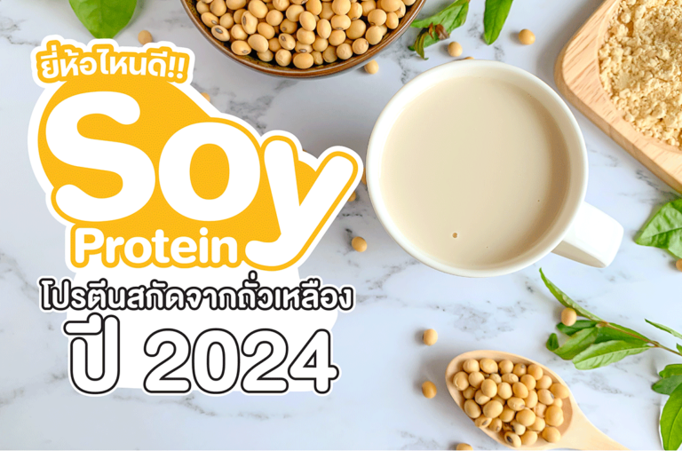 10 Soy Protein ยี่ห้อไหนดี โปรตีนสกัดจากถั่วเหลือง ปี 2024